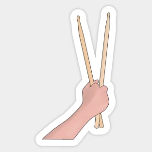 Drumsticks Music Sticker